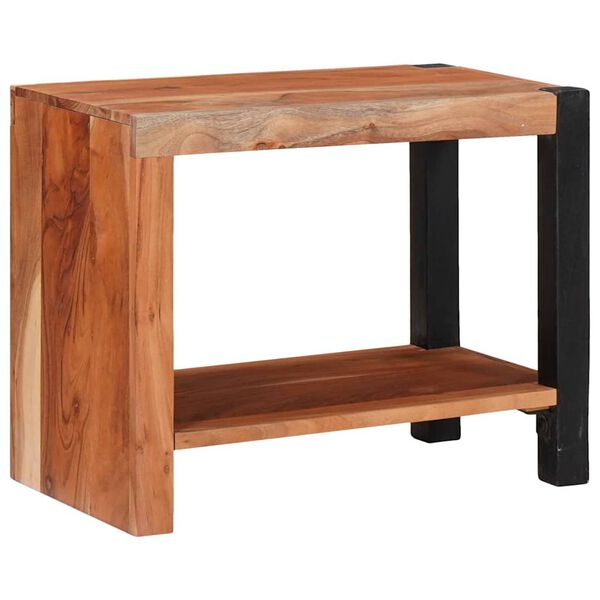 vidaXL Étagère Marron 50 x 30 x 40 cm Bois d'acacia massif