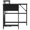 vidaXL Bureau Chêne noir 120 x 79 x 86,5 cm Bois d'ingénierie