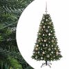 vidaXL Arbre de No&euml;l Artificiel avec Boule 120 cm 150 LED Blanc chaud