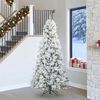 vidaXL Sapin de Noël Artificiel à Branches Articulées Blanc 240 cm