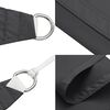 vidaXL Parasol en tissu oxford carr&eacute; 4x4 m anthracite