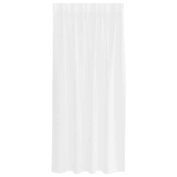 vidaXL Rideau en Voile 2 pcs Blanc 175 x 140 cm Polyester