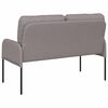 vidaXL Canap&eacute;s avec coussin 110cm Taupe Contreplaqu&eacute;