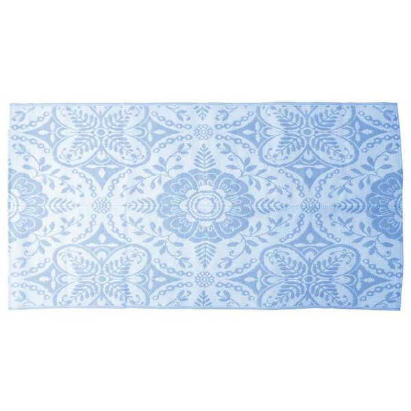 vidaXL Tapis d'extérieur ARAKIL Bleu azuré 120x180 cm PP