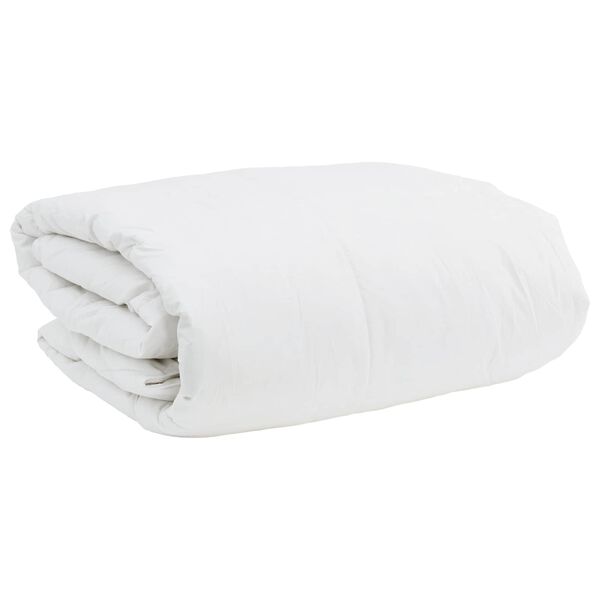 vidaXL Ensemble de Duvet avec oreiller 3 pcs Blanc Plume de canard
