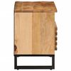 vidaXL Meuble TV 80x34x46 cm bois massif de manguier brut