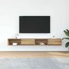vidaXL Meubles TV 2 pcs ch&ecirc;ne artisanal 100x31x25,5 cm bois ing&eacute;nierie