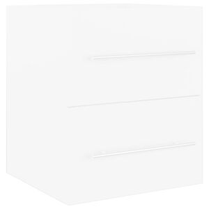 vidaXL Armoire d'&eacute;vier Blanc 41x38,5x48 cm Bois d&rsquo;ing&eacute;nierie