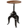 vidaXL Table de bar Bois de r&eacute;cup&eacute;ration massif 60x(76-110) cm