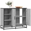 vidaXL Buffet sonoma gris 92x35x76 cm bois d'ing&eacute;nierie