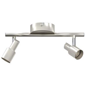 vidaXL Spot de plafond Nickel 25,5 x 8 x 11 cm Acier
