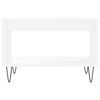 vidaXL Table basse blanc 60x50x40 cm bois d'ingénierie