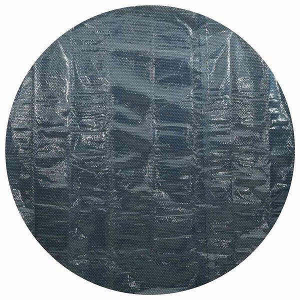 vidaXL Film solaire de piscine flottant PE 417 cm Noir et bleu