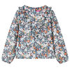 vidaXL Chemise pour enfants &agrave; manches longues bleu fonc&eacute; 92