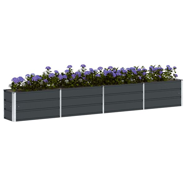 vidaXL Jardini&egrave;re Anthracite 320 x 40 x 45 cm Acier