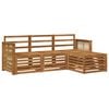 vidaXL Ensemble de canap&eacute;s d'ext&eacute;rieur 4 pcs Naturel