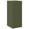 vidaXL Cabinet de Dossier avec tiroir Vert olive 44 x 50 x 106.5 cm