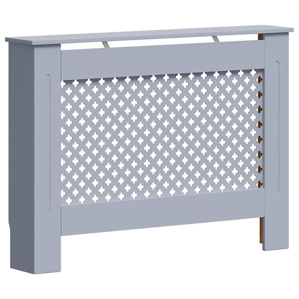 vidaXL Cache-radiateur anthracite 112x19x81,5 cm MDF