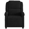 vidaXL Fauteuil inclinable en velours noir