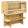 vidaXL Terrarium Marron 100 x 50 x 100 cm OSB
