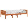 vidaXL Lit pour enfants sans matelas cire marron 90x200 cm pin massif