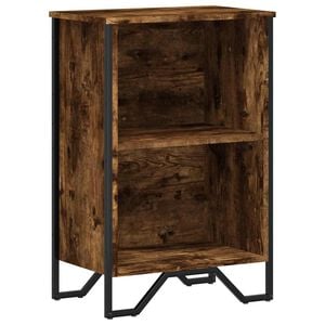vidaXL Biblioth&egrave;que ch&ecirc;ne fum&eacute; 50x31x74,5 cm bois d'ing&eacute;nierie