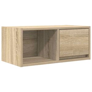 vidaXL Meuble TV ch&ecirc;ne sonoma 60x31x25,5 cm bois d'ing&eacute;nierie