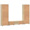 vidaXL Ensemble meuble TV FLORIN Ch&ecirc;ne Sonoma Bois d'ing&eacute;nierie