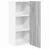 vidaXL Armoire suspendue avec porte Riga Gris Sonoma 40 x 31 x 100 cm