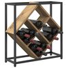 vidaXL &Eacute;tag&egrave;re &agrave; vin Ch&ecirc;ne artisanal 51 x 18 x 52,5 cm