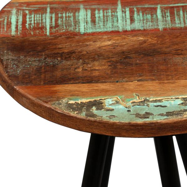 vidaXL Tabourets de bar lot de 2 bois massif de récupération