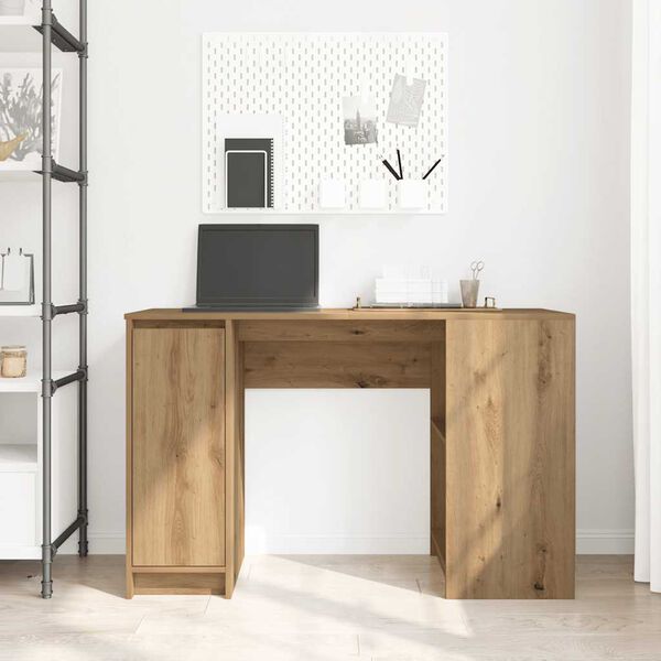 vidaXL Bureau ch&ecirc;ne artisanal 120x42x76 cm bois d'ing&eacute;nierie