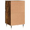 vidaXL Buffets 2 pcs ch&ecirc;ne fum&eacute; 40x35x70 cm bois d'ing&eacute;nierie