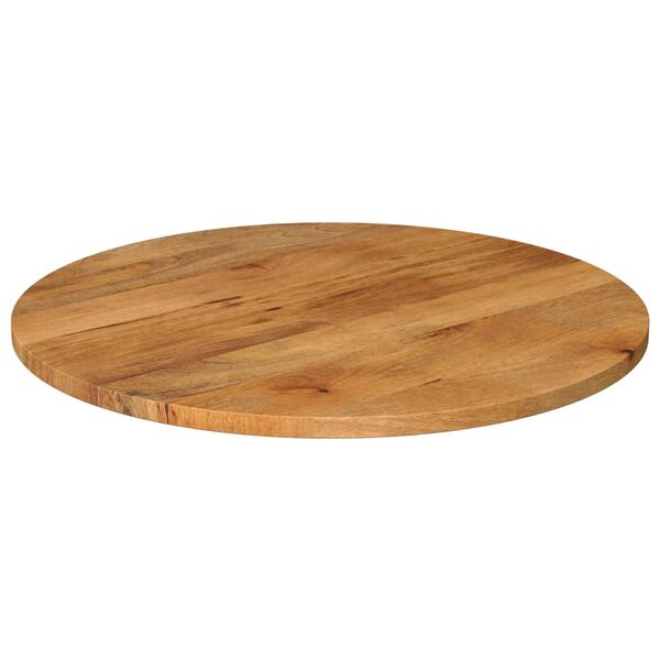 vidaXL Dessus de table &Oslash; 80x3,8 cm rond bois de manguier massif