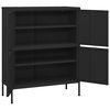 vidaXL Armoire de rangement Noir 80x35x101,5 cm Acier