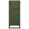 vidaXL Portant de bois chauffage vert olive 25x25x60 cm