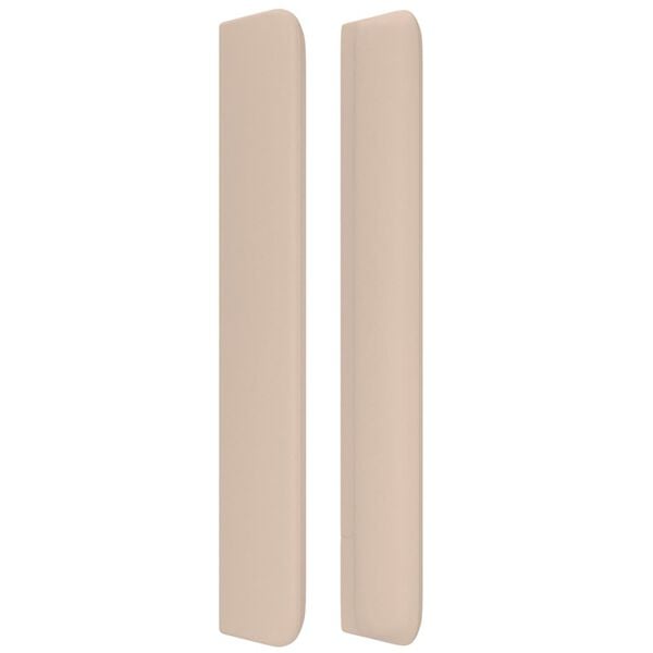 vidaXL T&ecirc;te de lit avec oreilles Cappuccino 103x16x118/128 cm