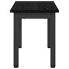 vidaXL Table basse Ch&ecirc;ne noir 60 x 30 x 36 cm Bois d'ing&eacute;nierie