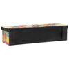 vidaXL Meuble TV Multicolore 100 x 30 x 24 cm Bois de manguier massif