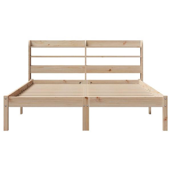 vidaXL Cadre de lit sans matelas 120x200 cm bois de pin massif