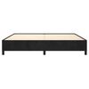vidaXL Cadre de lit sans matelas noir 200x200 cm velours