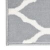 vidaXL Tapis BCF Gris et blanc 80x450 cm
