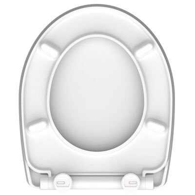 SCHÜTTE Siège de toilette Duroplast fermeture en douceur CRAZY SKULL