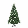 vidaXL Sapin de No&euml;l artificiel Vert 210 cm PVC, Acier et Plastique