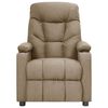 vidaXL Fauteuil inclinable &eacute;lectrique Taupe Tissu
