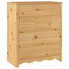 vidaXL Commode Drammen Ch&ecirc;ne 76,5 x 40 x 91 cm Bois de pin massif