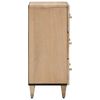 vidaXL Armoire lat&eacute;rale 60x33x75 cm bois massif de manguier