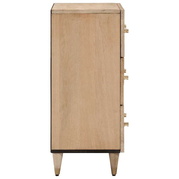 vidaXL Armoire lat&eacute;rale 60x33x75 cm bois massif de manguier