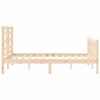 vidaXL Cadre de lit sans matelas 140x200 cm bois massif de pin