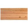 vidaXL Table &agrave; manger et bord naturel bois massif ch&ecirc;ne rectangulaire
